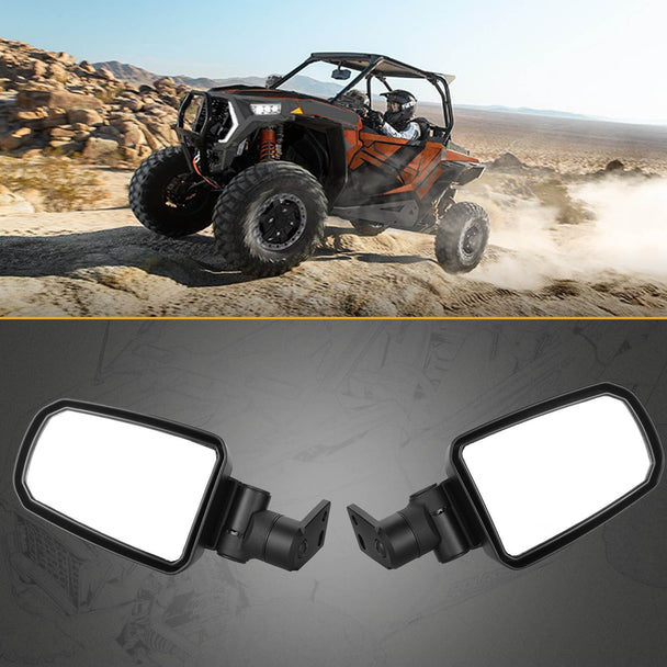 Polaris RZR XP 900 1000 Folding Side Mirrors - KEMIMOTO