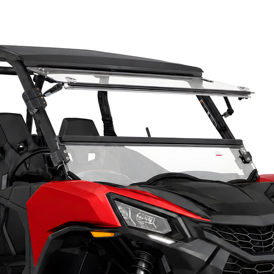 KEMIMOTO 3-in-1 Flip Windshield For Can-Am Commander (2011–2020)