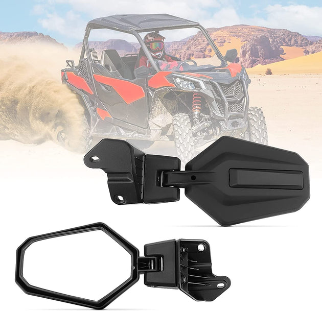 Side Mirror, Adjustable Folding Offroad Mirror for Maverick Sport Trail (OE#715003639) - KEMIMOTO