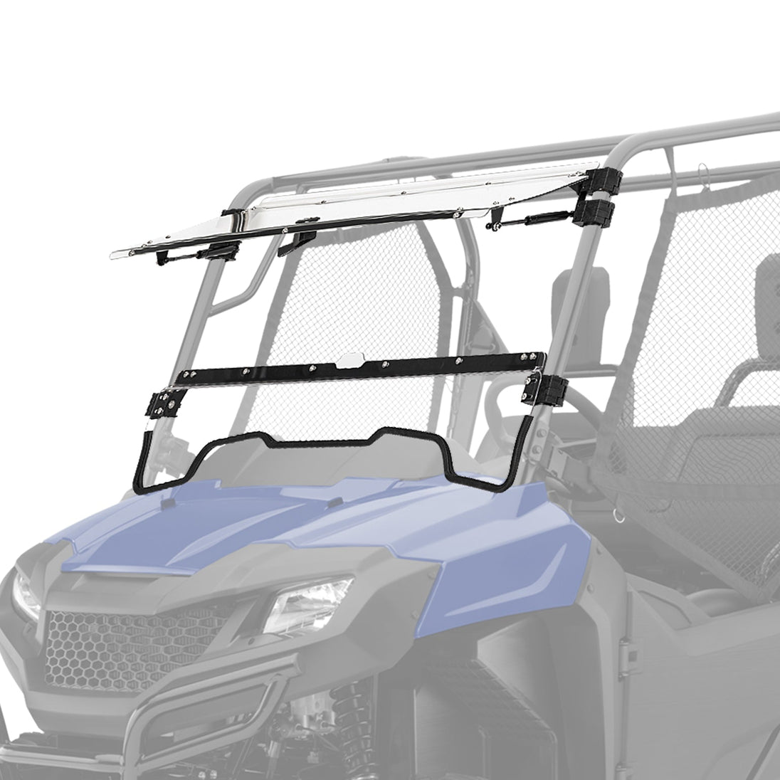 KEMIMOTO UTV Flip Up Windshield for Pioneer 700/700-4 2014-2026