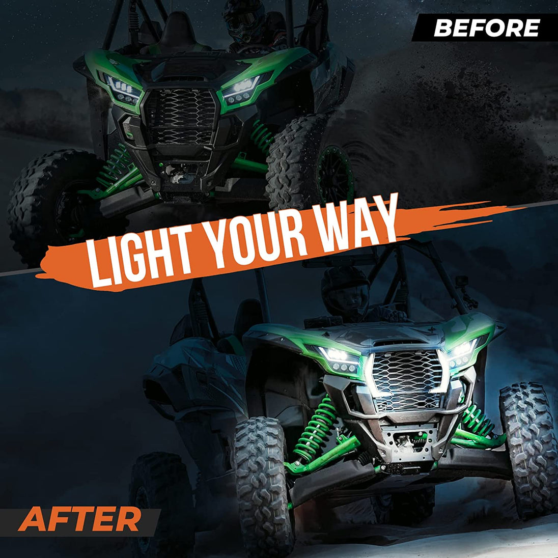 KEMIMOTO Fang Lights for Kawasaki Teryx KRX 1000