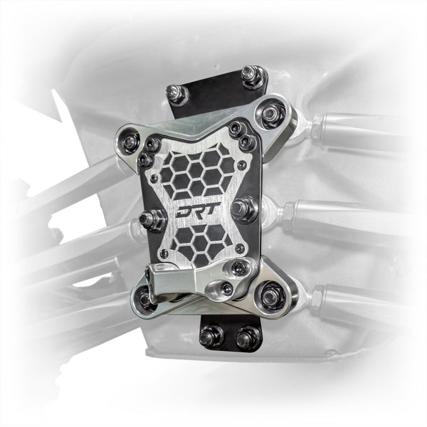 DRT Can-Am Maverick X3 2017+ Billet Aluminum 3-PC Radius Rod Plate Kit 