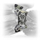 DRT Can-Am Maverick X3 2017+ Billet Aluminum 3-PC Radius Rod Plate Kit Front side view