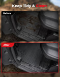 KEMIMOTO 4PCS Floor Mats for Can-Am Defender MAX 2020–2025 All-Weather Rubber