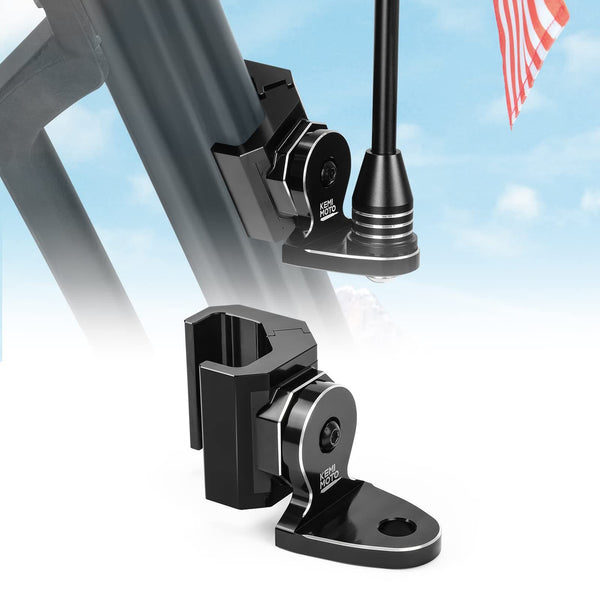 UTV Flag Mount Whip Light Adjustable Whip Mounting Bracket - KEMIMOTO