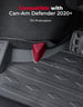 KEMIMOTO 4PCS Floor Mats for Can-Am Defender MAX 2020–2025 All-Weather Rubber