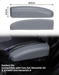 KEMIMOTO UTV Seat Side Cushions – Fits 2017–2026 Can-Am Maverick X3 MAX & Maverick R, PU Foam Thigh 