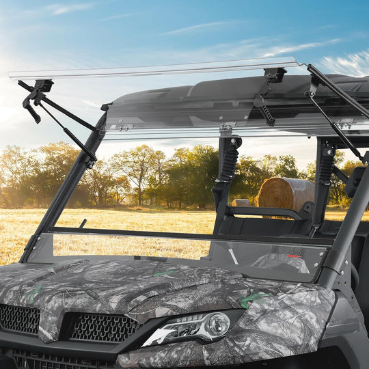 KEMIMOTO Upgraded Flip Front Windshield For CFMOTO Uforce 1000|1000 XL