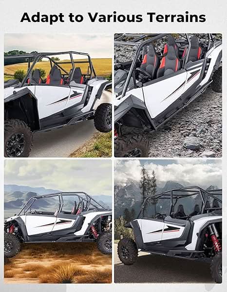KEMIMOTO Nerf Bars Rock Sliders for Polaris RZR XP 1000/ XP 4 1000 2024-2025