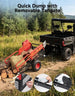 KEMIMOTO ATV/UTV 12 Cu. Ft. 1500 lbs Universal Pull Behind Dump Cart Trailer