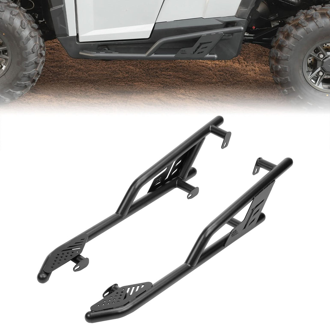 KEMIMOTO UTV Rock Sliders Nerf Bar for Polaris General 1000/ General XP 1000, 2016-2026