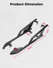 KEMIMOTO UTV Rock Sliders Nerf Bar for Polaris General 1000/ General XP 1000, 2016-2026