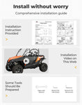 KEMIMOTO Heavy-duty Aluminum Doors for CFMOTO ZFORCE 500 | 800 | 1000