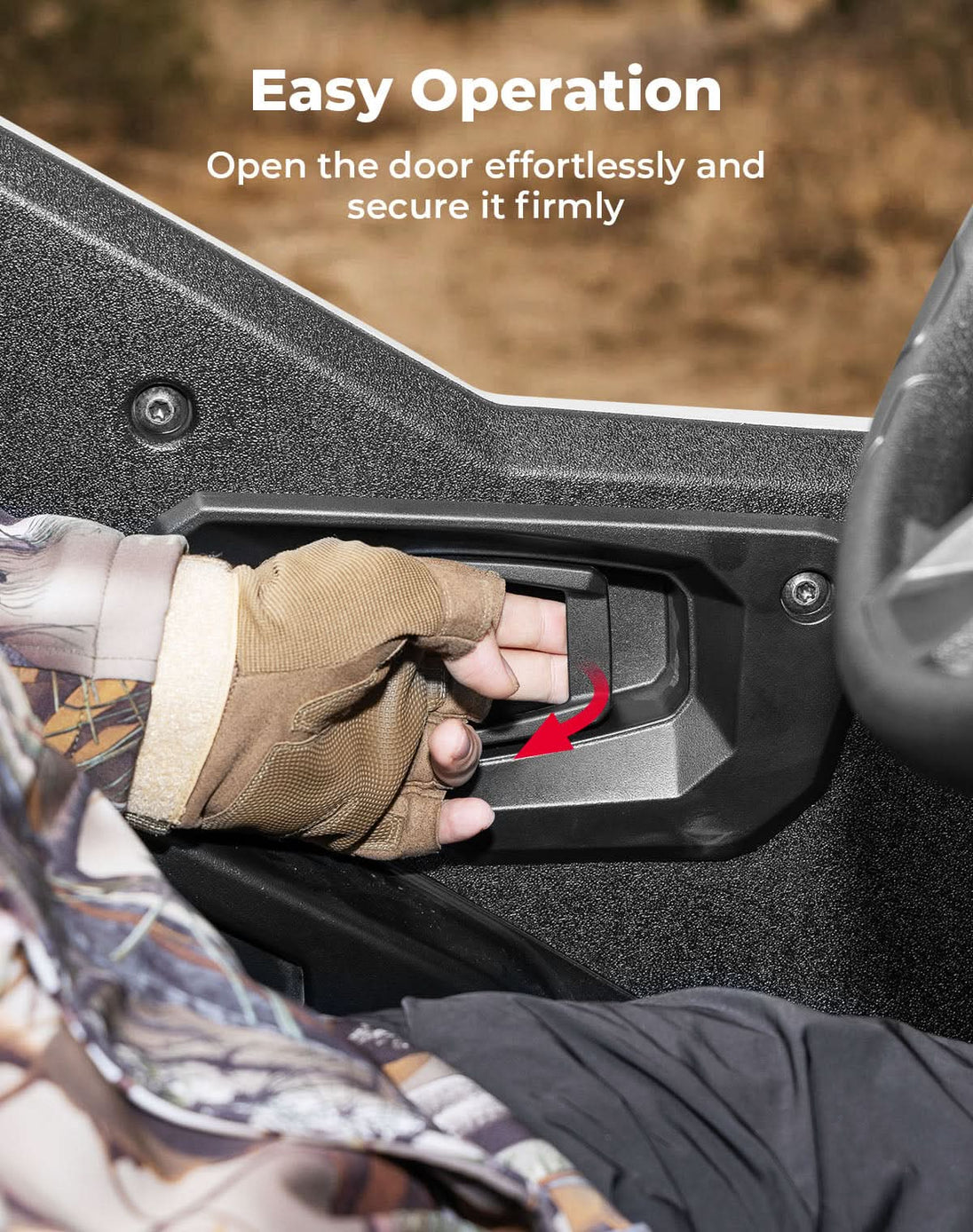 KEMIMOTO UTV Inside Door Handle Assembly for Polaris General 1000/4 1000 /XP 1000 /XP 4 1000 Replace
