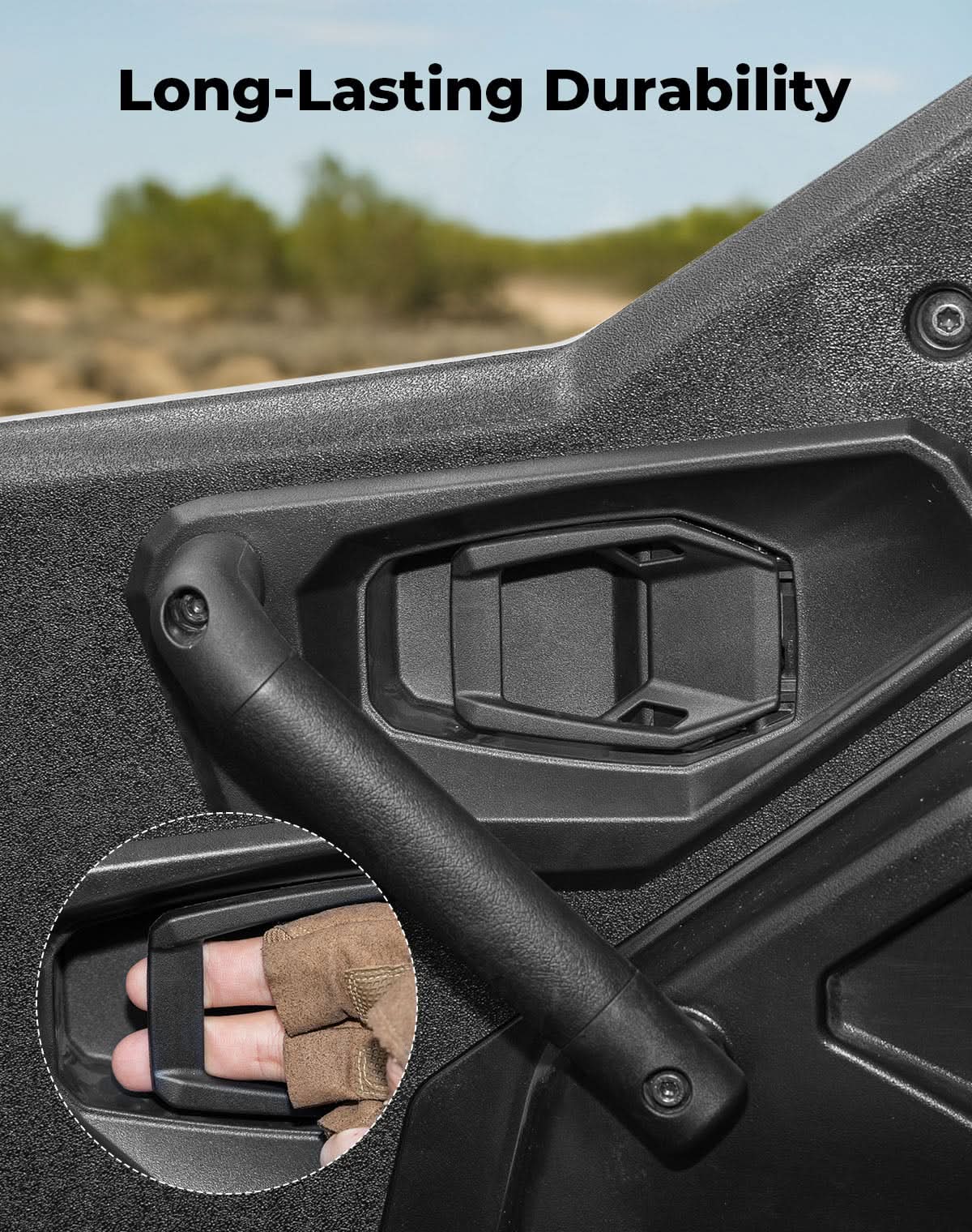 KEMIMOTO UTV Inside Door Handle Assembly for Polaris General 1000/4 1000 /XP 1000 /XP 4 1000 Replace
