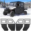 KEMIMOTO 2-in-1 Convertible UTV Doors with Vented Window for Polaris Ranger Crew XP 1000 (2019-2026)