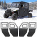 KEMIMOTO 2-in-1 Convertible UTV Doors with Vented Window for Polaris Ranger Crew XP 1000 (2019-2026)