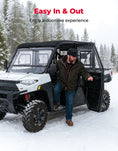 KEMIMOTO 2-in-1 Convertible UTV Doors with Vented Window for Polaris Ranger Crew XP 1000 (2019-2026)