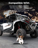 KEMIMOTO UTV Padded Heat Shield for Polaris RZR 2014-2025, Reduces Heat up to 30°C, Reduces Noise