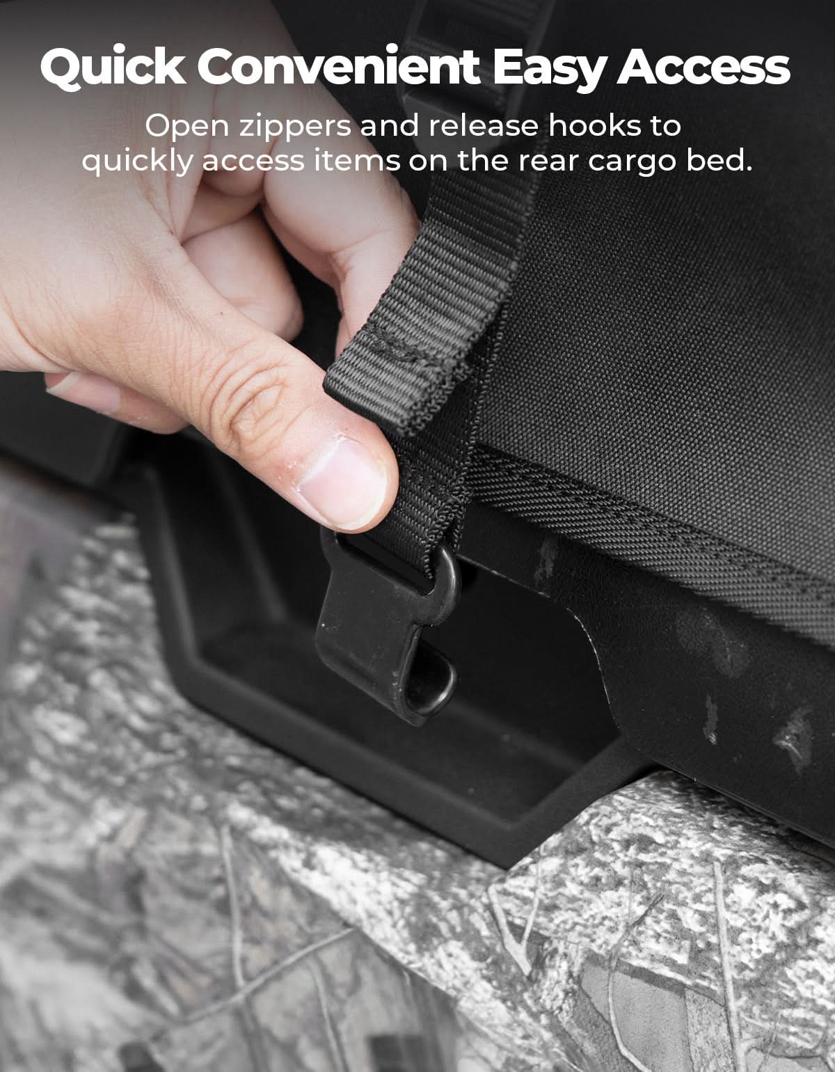 KEMIMOTO UTV Soft Cargo Camper Cover for CFMOTO UForce 1000 | 1000 XL