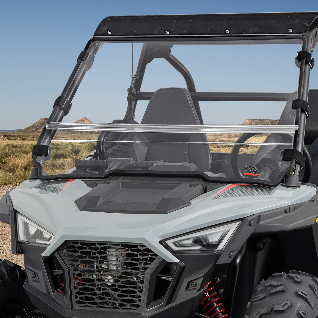 KEMIMOTO Fild up Windshield for Polaris RZR 200 2022-2026