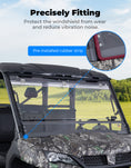 KEMIMOTO Upgraded Flip Front Windshield For CFMOTO Uforce 1000|1000 XL