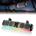 KEMIMOTO Midnight SL60 26" RGB UTV Sound Bar – Silver, Bluetooth, IP66 Waterproof