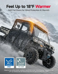 KEMIMOTO UTV Zipper Soft Doors for CFMOTO UForce 1000XL 2022-2026