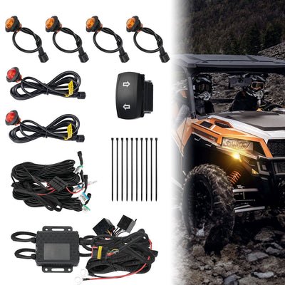 UTV Plug & Play Turn Signal Kit for Can-Am | Polaris | CFmoto | Honda | Kawasaki | Yamaha