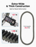 KEMIMOTO Drive Belt for Can-Am Maverick X3 Models Heavy-Duty CVT Belt Built for Smooth Engagement & 