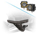 Steel front bumper and bulkhead replacement for Can-Am X3 2017+ tough off-road upgrade and KCH-265 KC HiLites Flex ERA 1 Light Master Kit 265 2.90 inch

