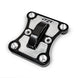Black billet radius rod plate on Can‑Am Maverick X3 rear suspension upgrade