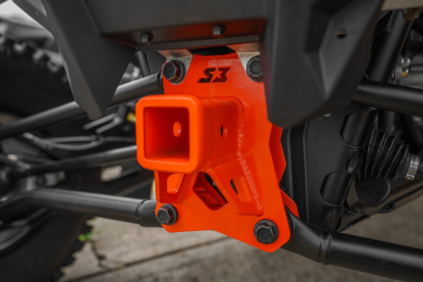 Polaris RZR Pro R Double Shear 2" Hitch Receiver Plate