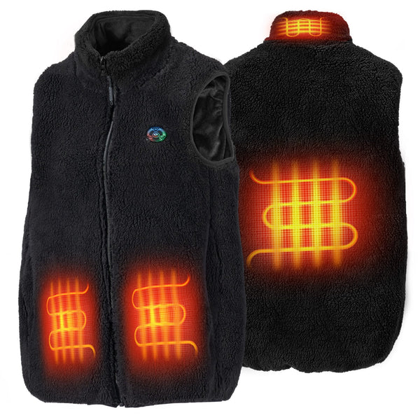 Fleece Heated Vest Women (Battery Not Included) - Kemimoto