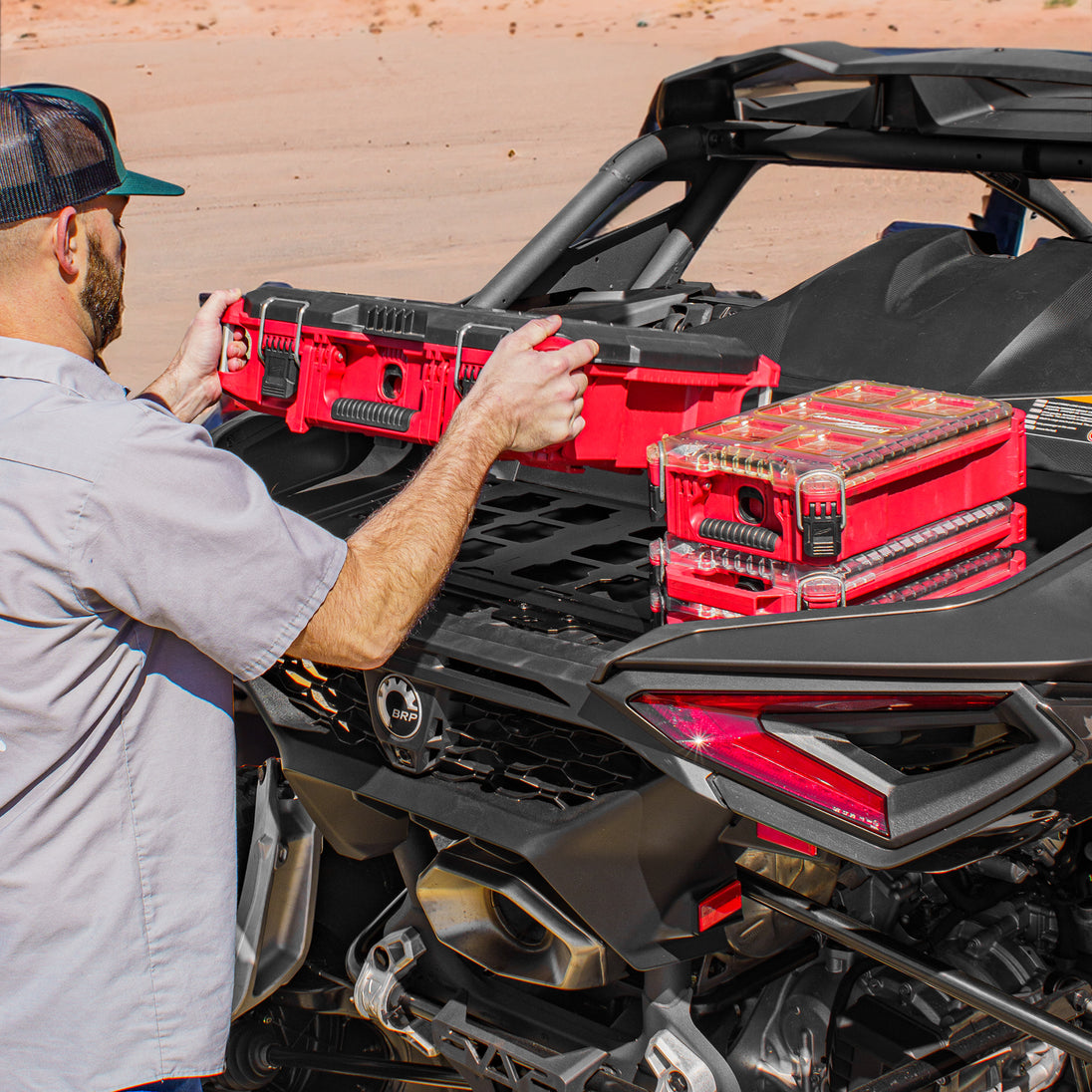 Can-Am Maverick R Milwaukee PACKOUT Bed Mount