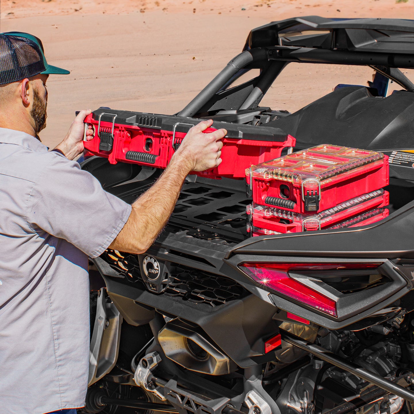 Can-Am Maverick R Milwaukee PACKOUT Bed Mount