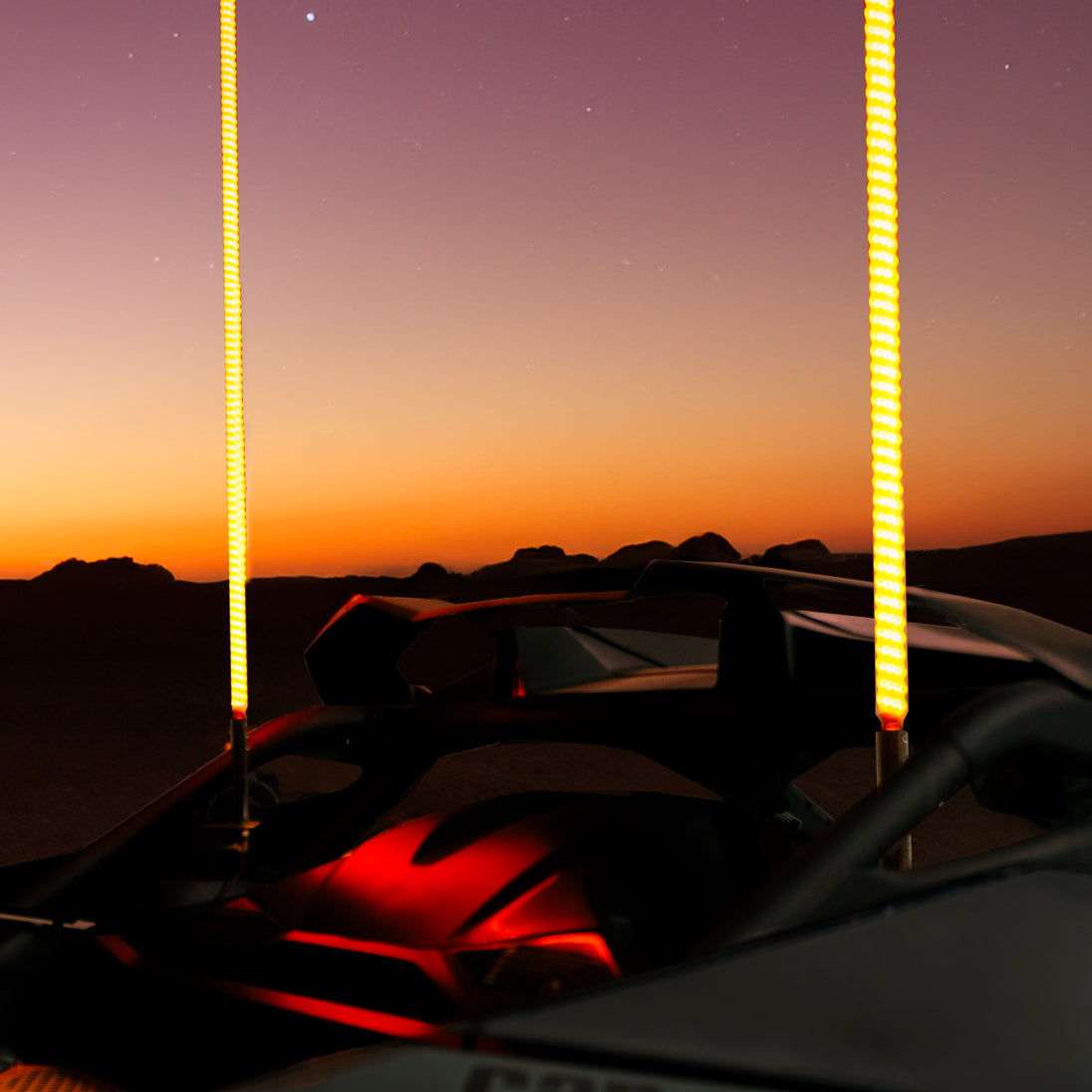 Can-Am Maverick R Stock Cage Whip Mounts