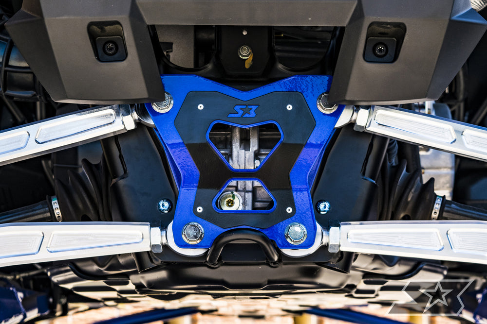 Polaris RZR XP Turbo S Double Shear Radius Rod Plate