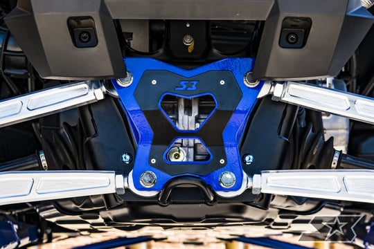 Polaris RZR XP Turbo S Double Shear Radius Rod Plate