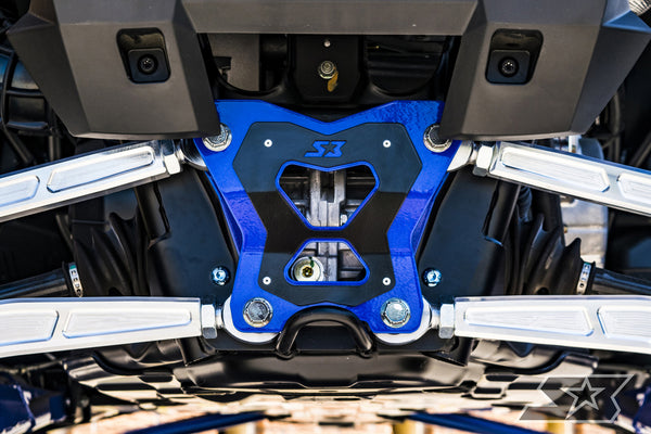 Polaris RZR XP Turbo S Double Shear Radius Rod Plate