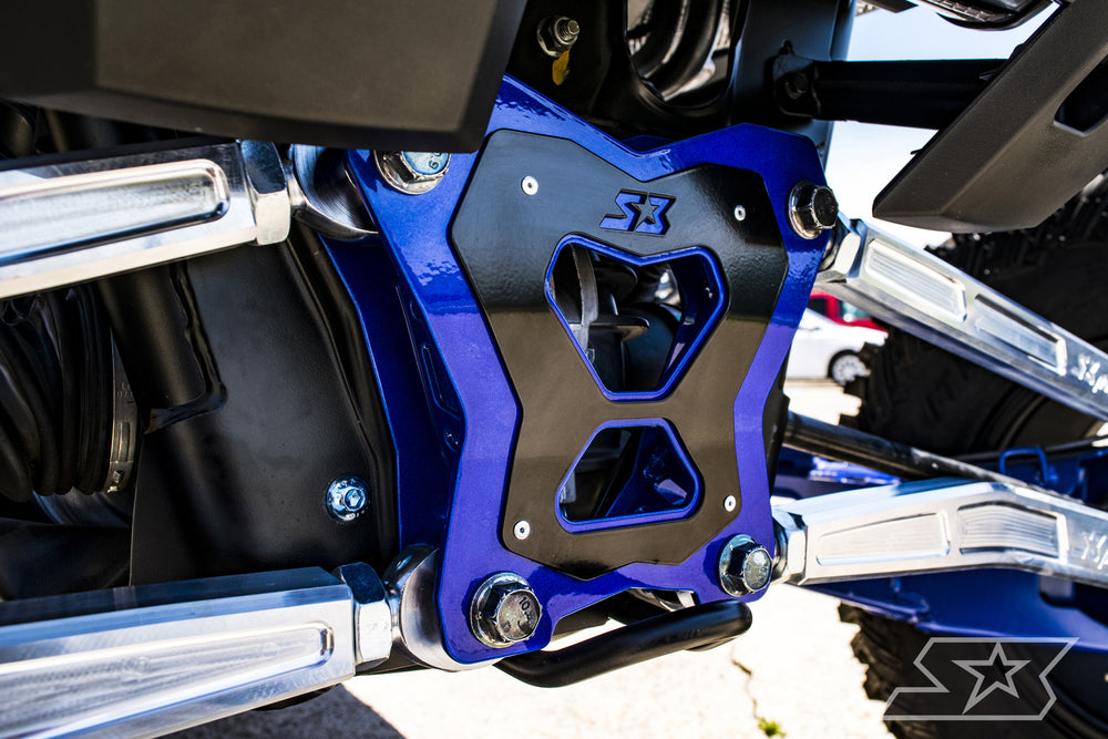 Polaris RZR XP Turbo S Double Shear Radius Rod Plate