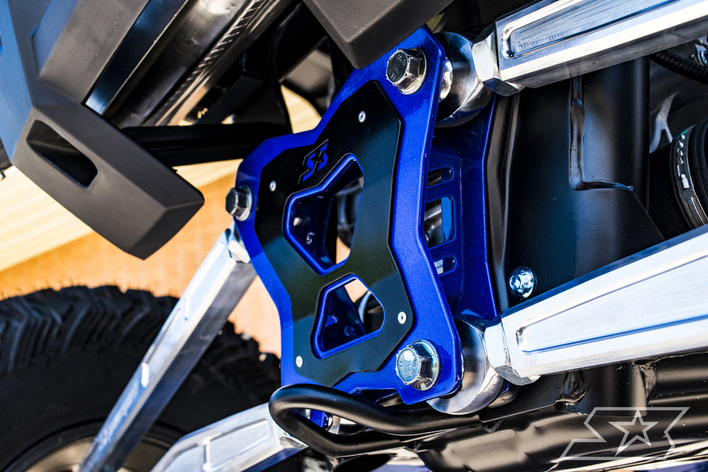 Polaris RZR XP Turbo S Double Shear Radius Rod Plate
