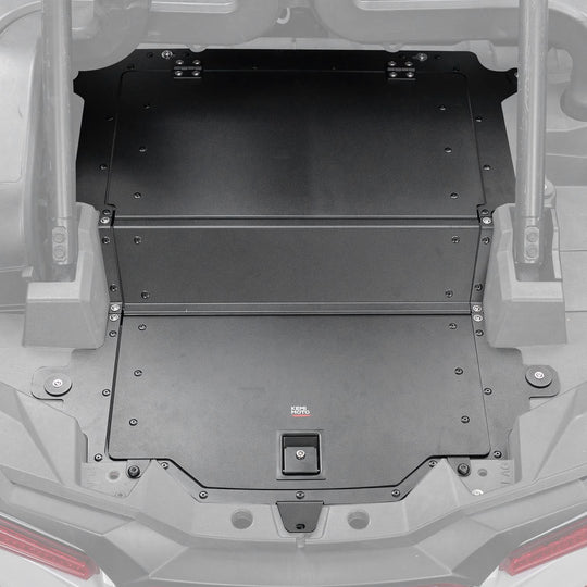 KEMIMOTO Aluminum UTV Trunk Bed Enclosure for Polaris RZR XP 1000 2014-2023