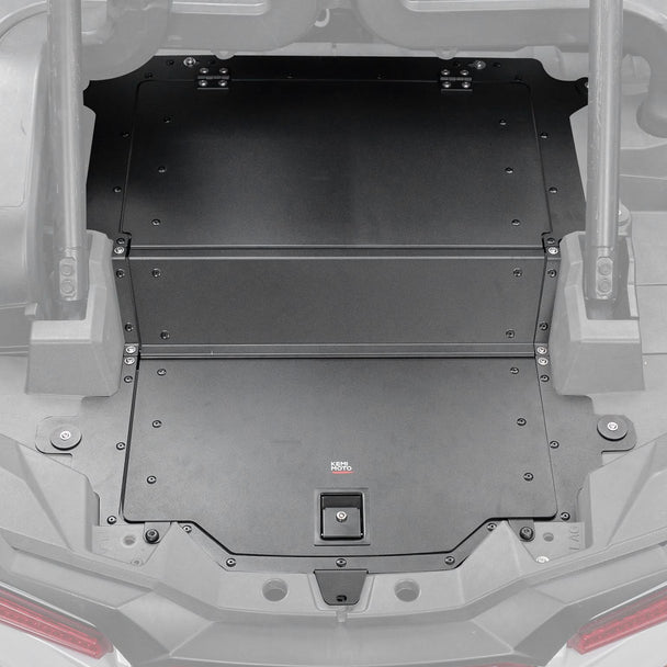 KEMIMOTO Aluminum UTV Trunk Bed Enclosure for Polaris RZR XP 1000 2014-2023