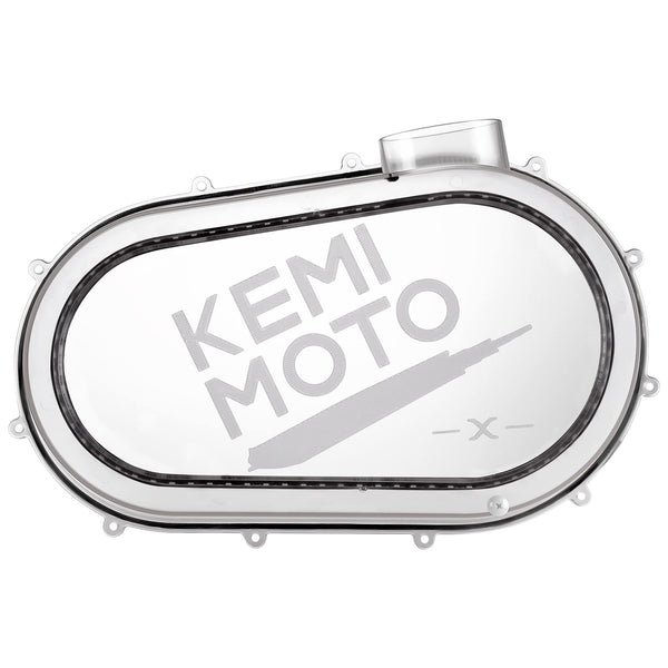 Outer Clutch Cover with RGB LED Strip Lights For Can-Am Maverick X3/MAX - Kemimoto