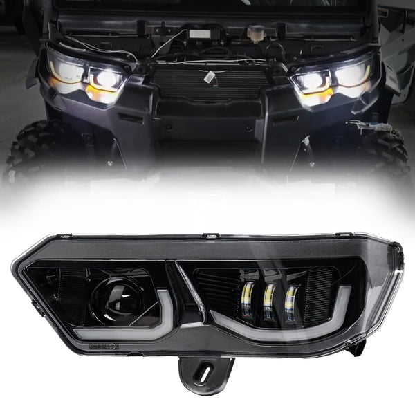 LED Headlights Assembly Kit for Can-Am Defender - Kemimoto