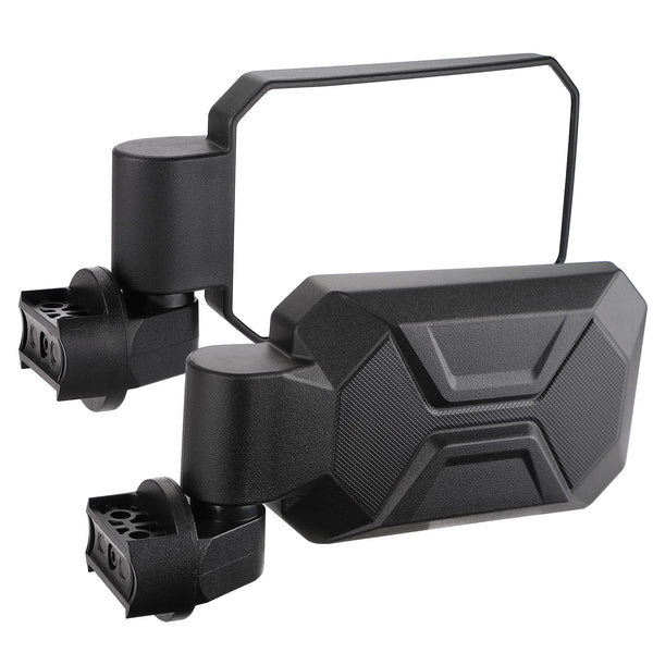 UTV Side Mirrors with 1.6" to 2" Roll Bar Cage, Adjustable&Breakaway Mirrors - Kemimoto