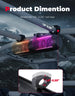 KEMIMOTO 18" UTV Sound Bar RGB Bluetooth – 400W, IP65 Waterproof, Aluminum