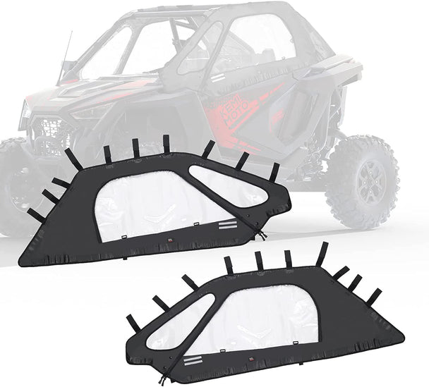 Polaris Soft Upper Door Kit for 2020+ RZR PRO XP / 2022 PRO R (2-seat) - Kemimoto