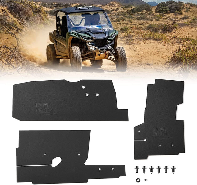 Mud Guard Fender Flares Splash Guard Fit Wolverine RMAX2 1000 & RMAX4 1000 Wind Protection Panels - Kemimoto
